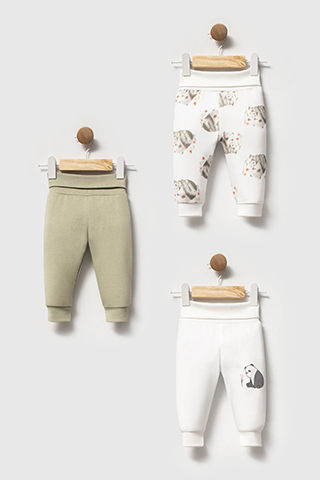 Panda Theme 3'lü Patiksiz Alt